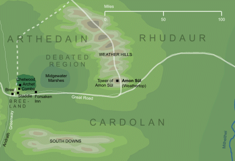 Map of Amon Sûl