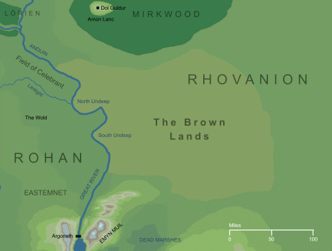 Map of the Brown Lands