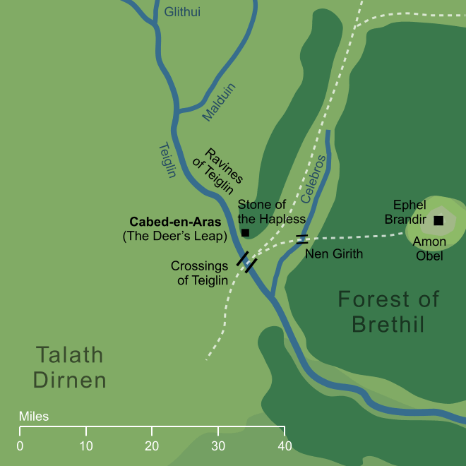 Map of Cabed-en-Aras