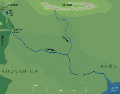 Map of the River Celduin