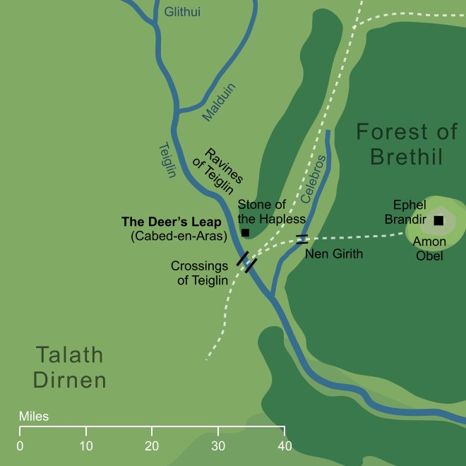 Map of the Deer's Leap