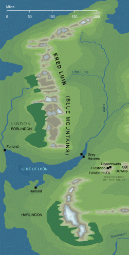 Map of Ered Luin