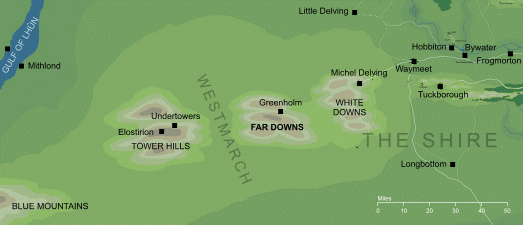 Map of the Far Downs