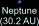 Neptune (30.2 AU from the Sun)