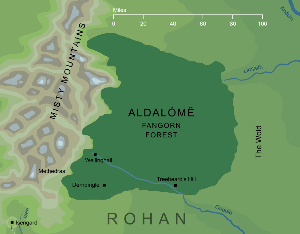 Map of Aldalómë
