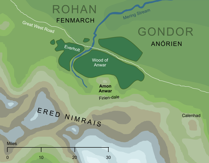 Map of Amon Anwar