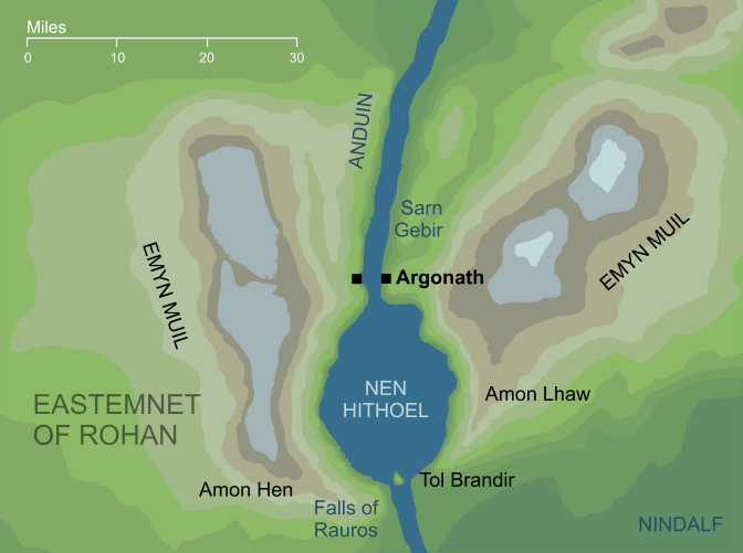 Map of the Argonath