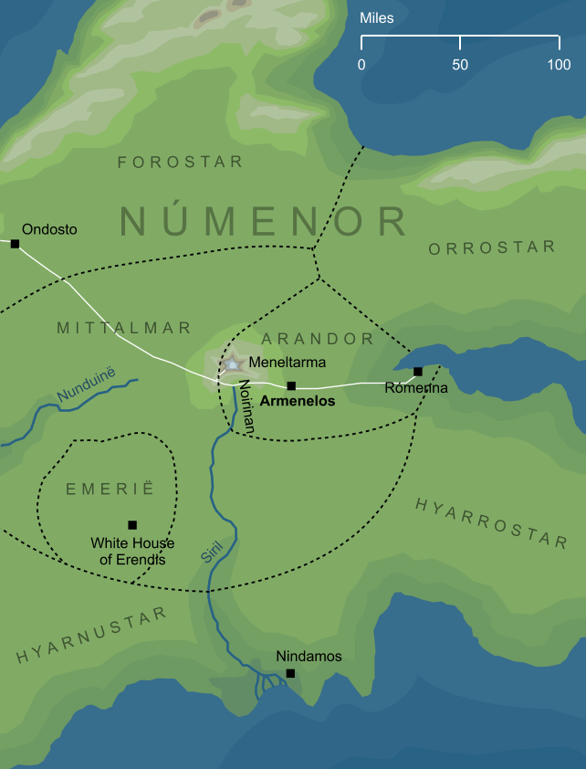 Map of Armenelos