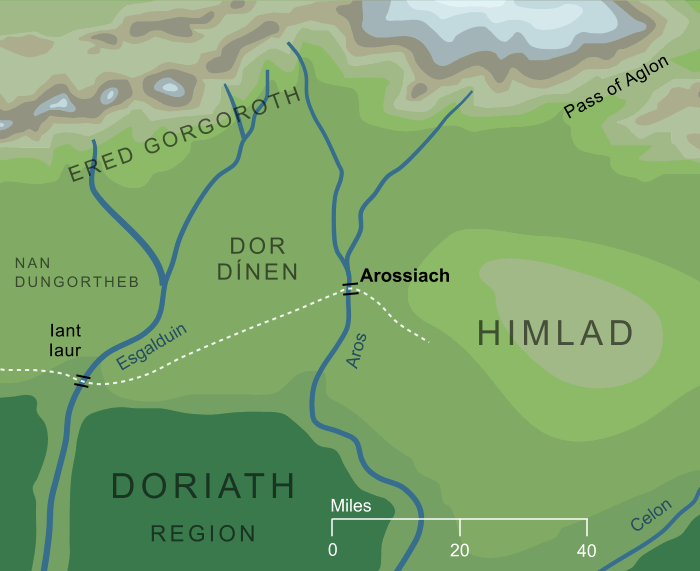 Map of the Arossiach