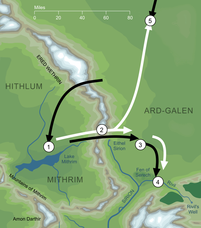 Map of the Battle-under-Stars