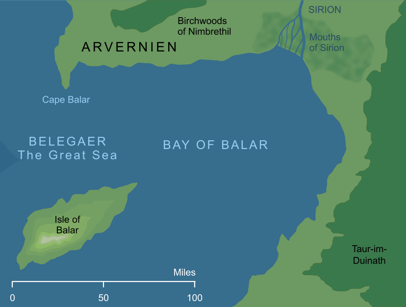 Map of the Bay of Balar