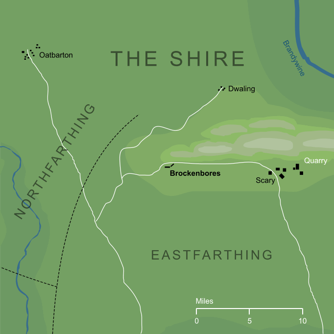 Map of Brockenbores