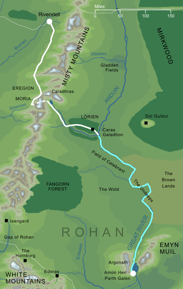 The Lord of the Rings: The Fellowship of the Ring Locations