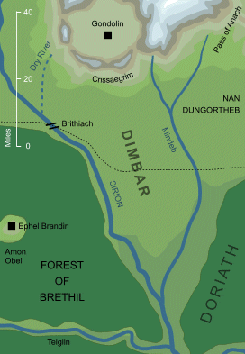 Map of Dimbar