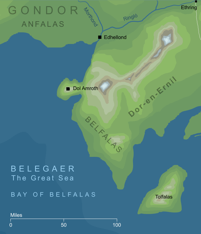 Map of Dor-en-Ernil