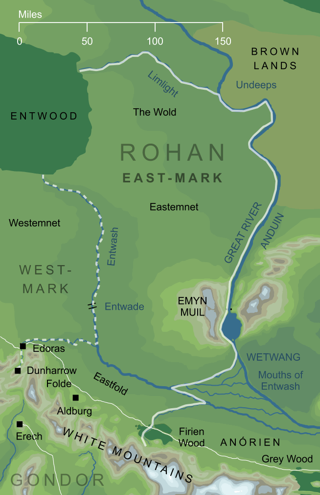 Map of the East-mark of Rohan