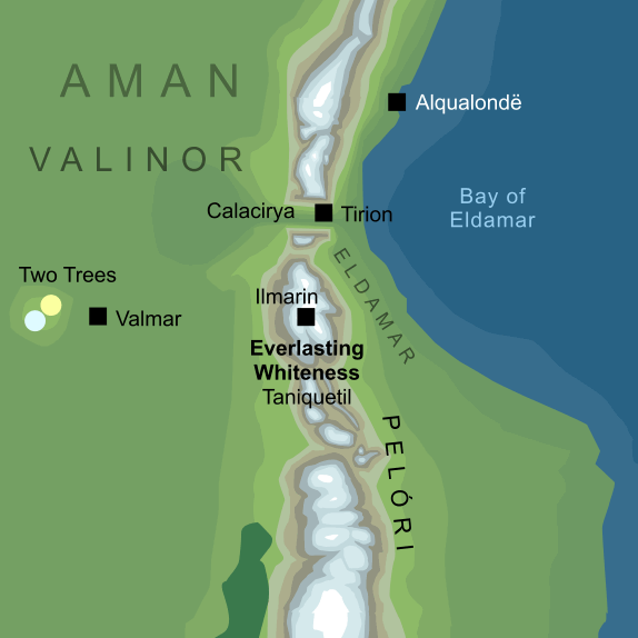 Map of the mountain of Everlasting Whiteness