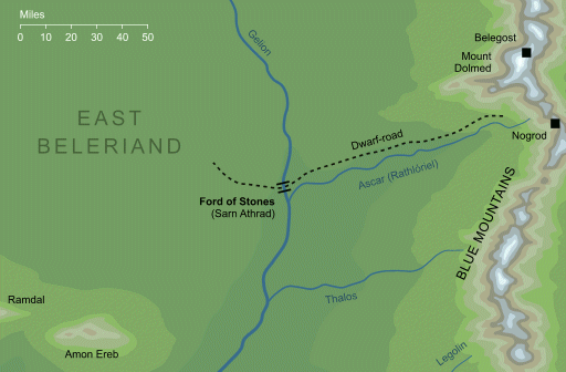 Map of the Ford of Stones
