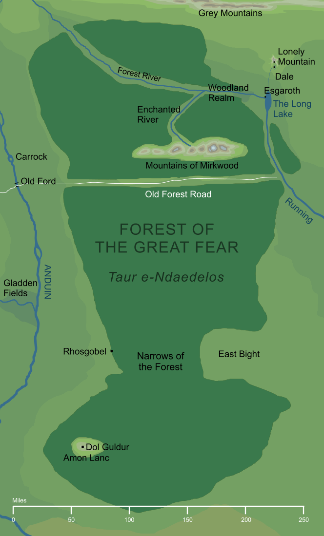 Map of the Forest of the Great Fear