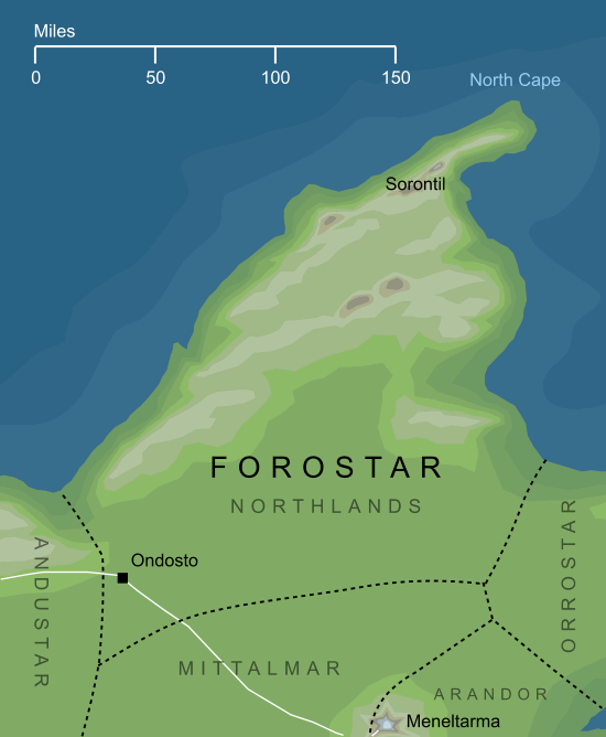Map of the Forostar