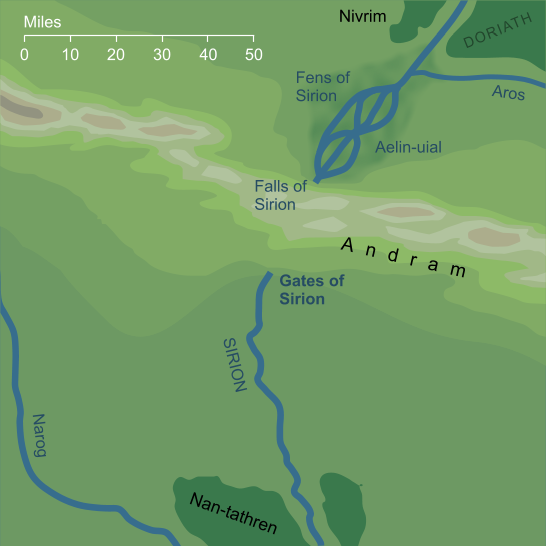 Map of the Gates of Sirion