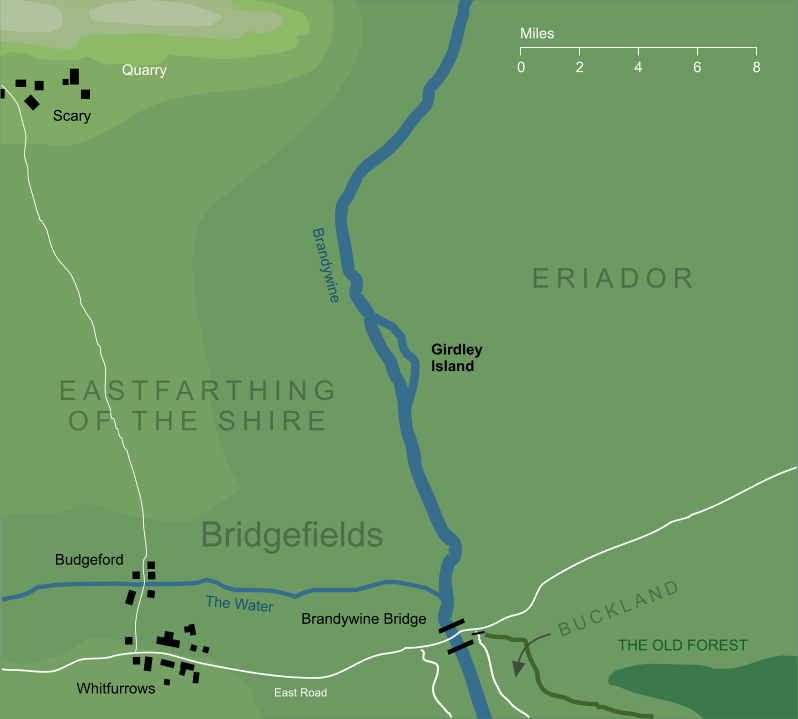 Map of Girdley Island