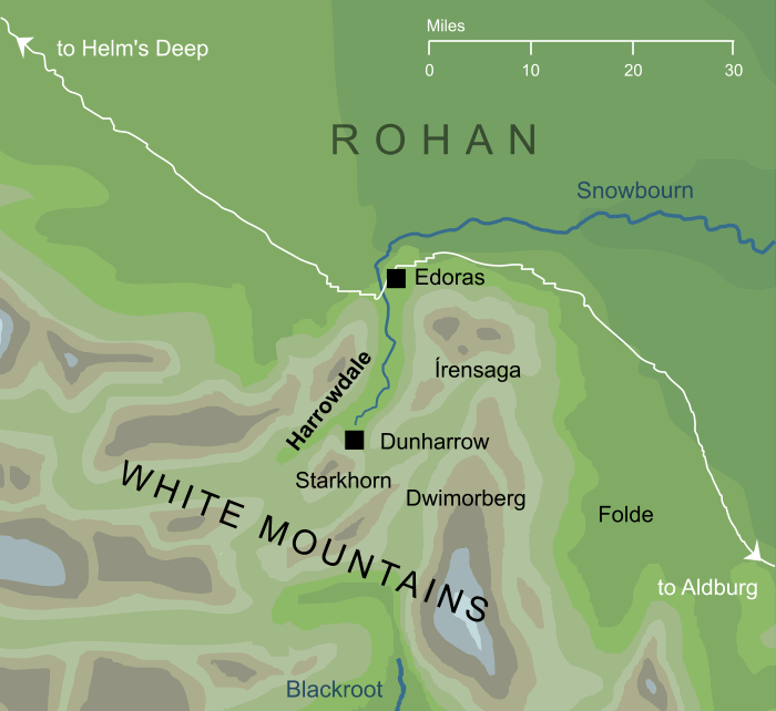 Map of Harrowdale