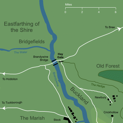 Map of the Hay Gate