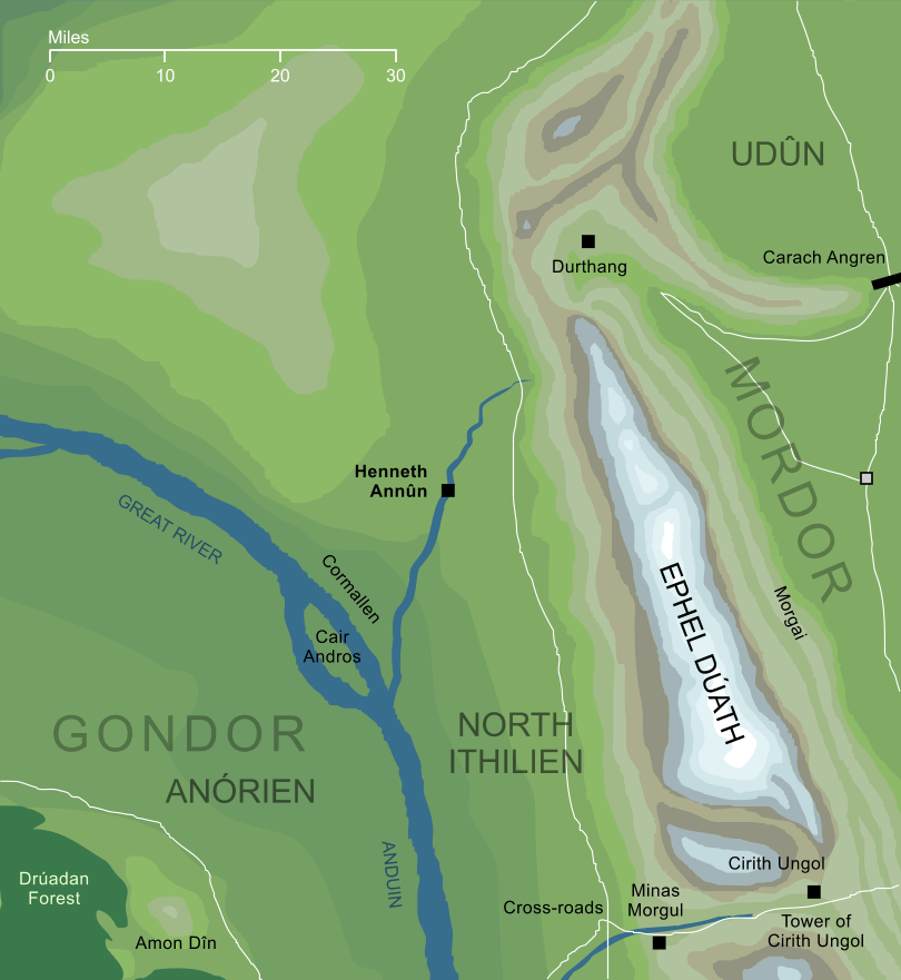 Map of Henneth Annûn