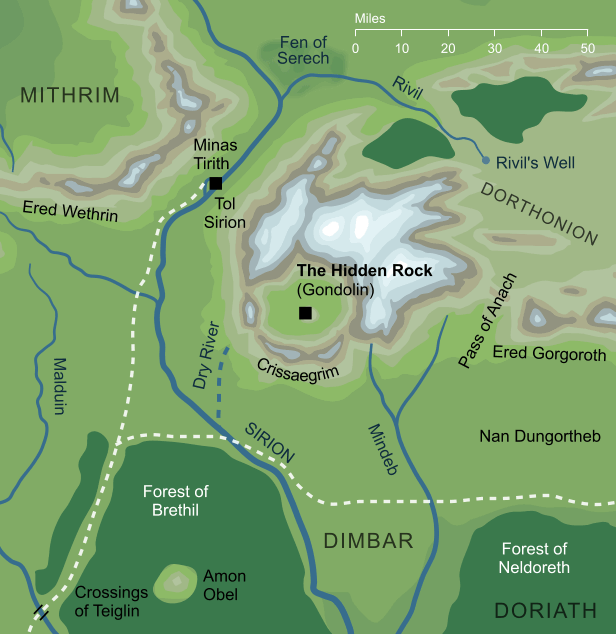 Map of the Hidden Rock