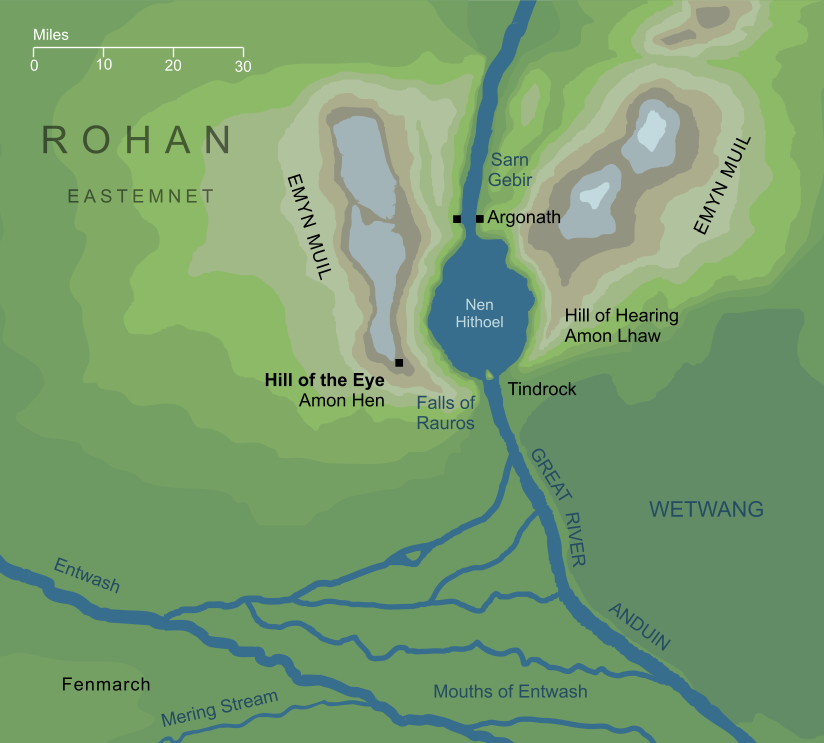 Map of the Hill of the Eye