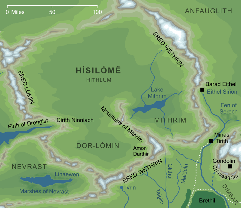 Map of Hísilómë