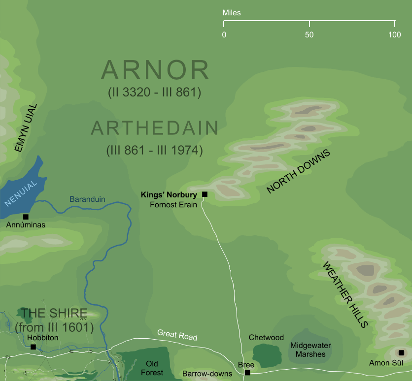Map of Kings' Norbury