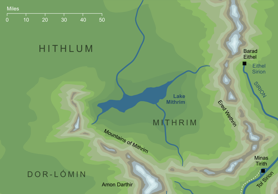 Map of Lake Mithrim