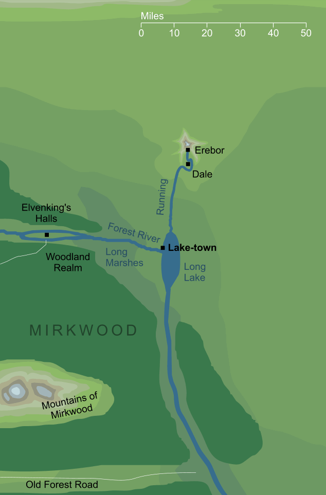Map of Lake-town