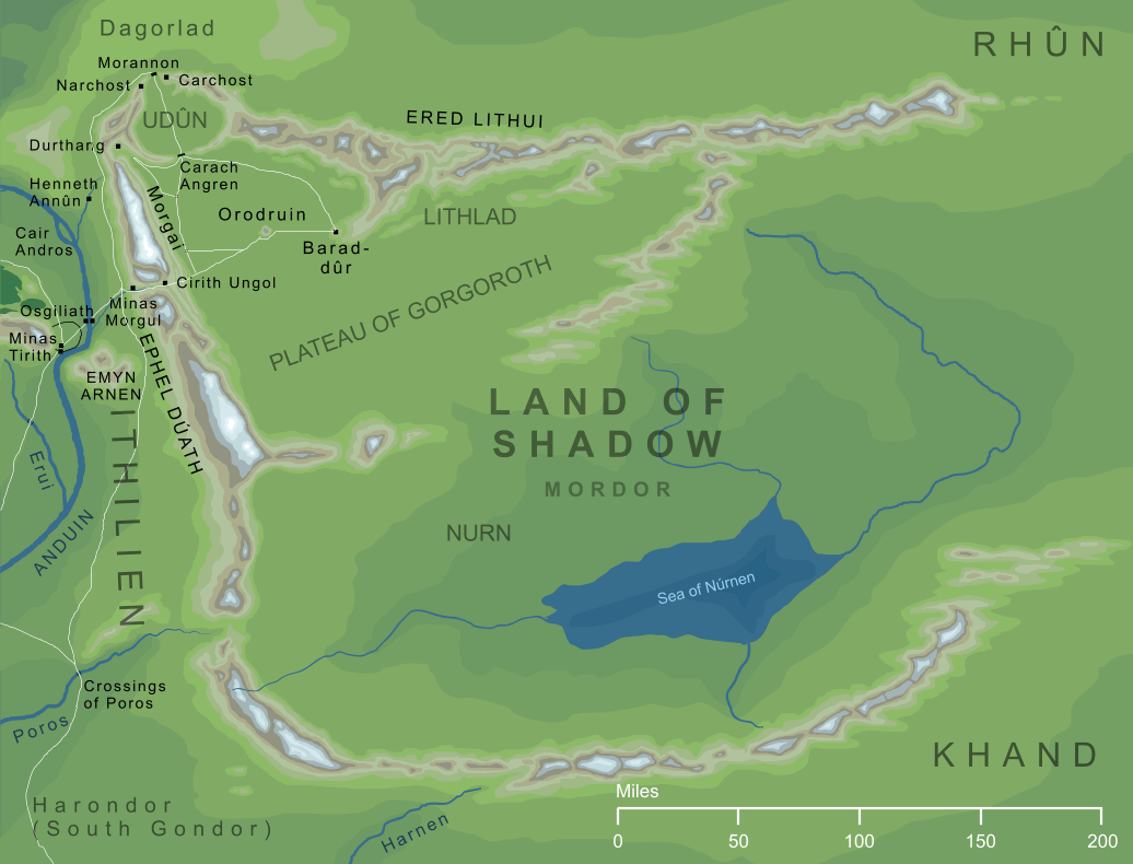 Map of the Land of Shadow