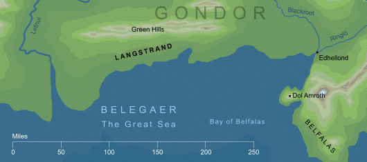 Map of Langstrand