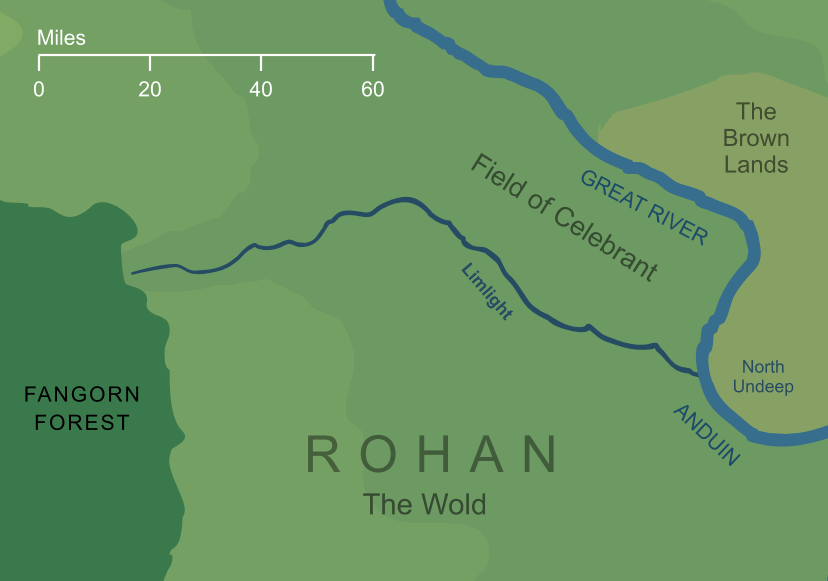 Map of the river Limlight