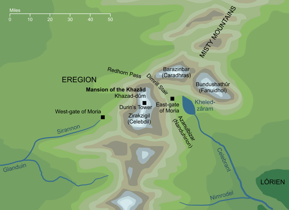 Map of the Mansion of the Khazâd