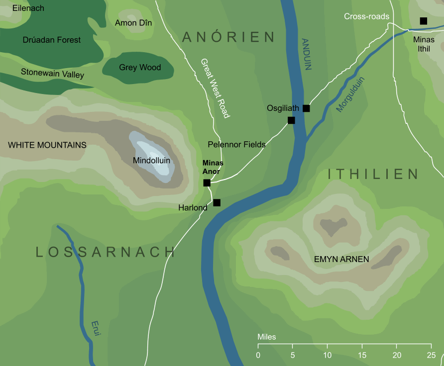 Map of Minas Anor