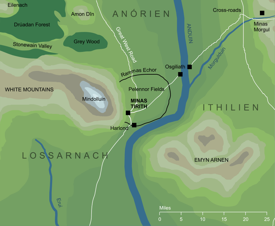 Map of Minas Tirith