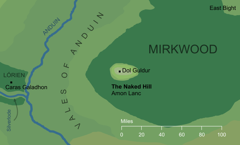 Map of the Naked Hill