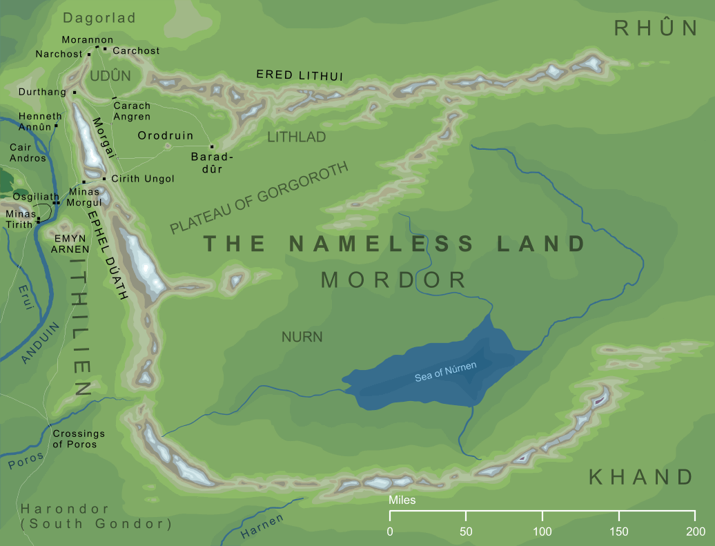 Map of the Nameless Land