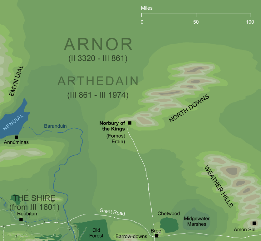 Map of Norbury of the Kings