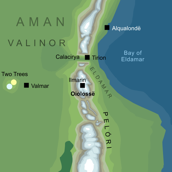 Map of Oiolossë