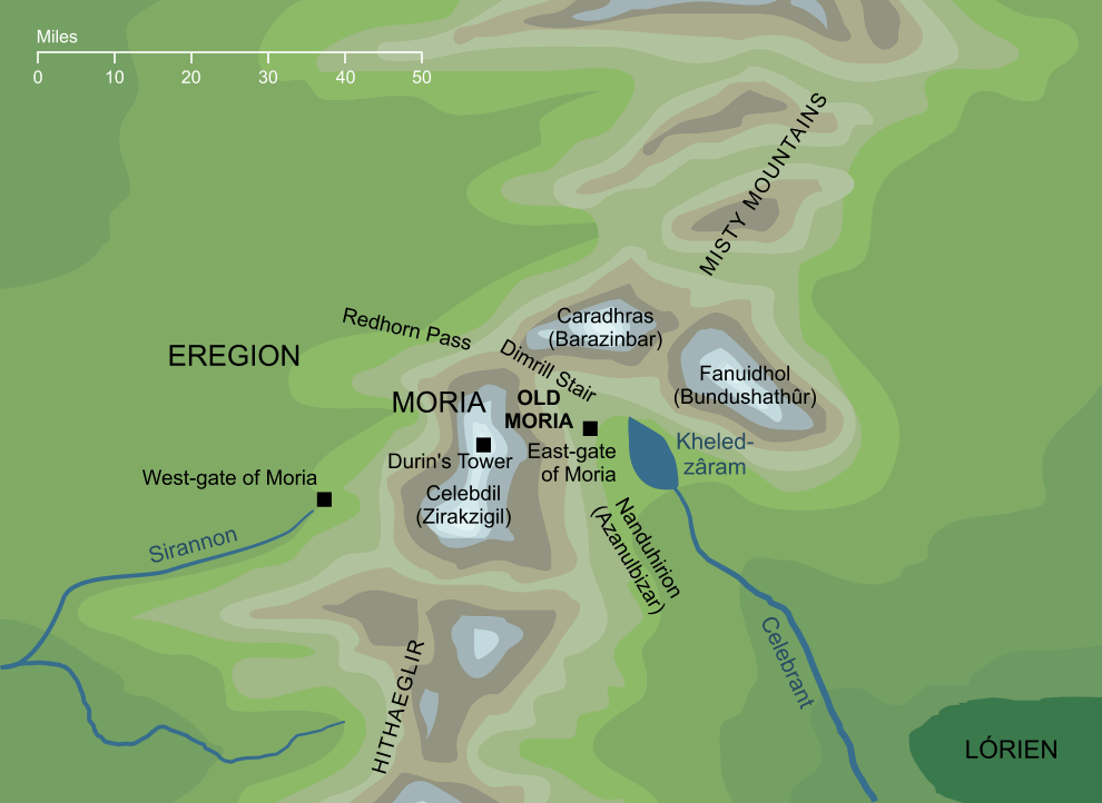 Map of Old Moria
