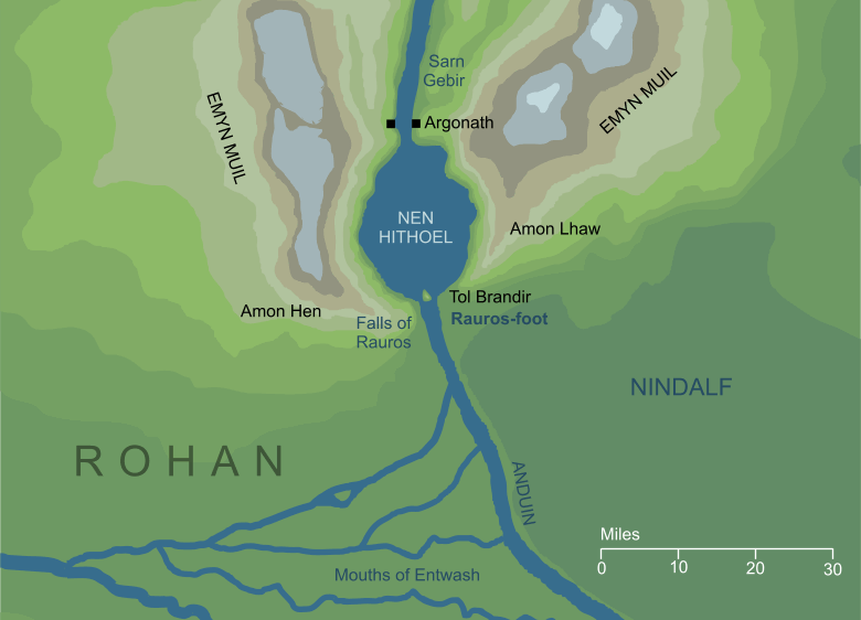 Map of Rauros-foot