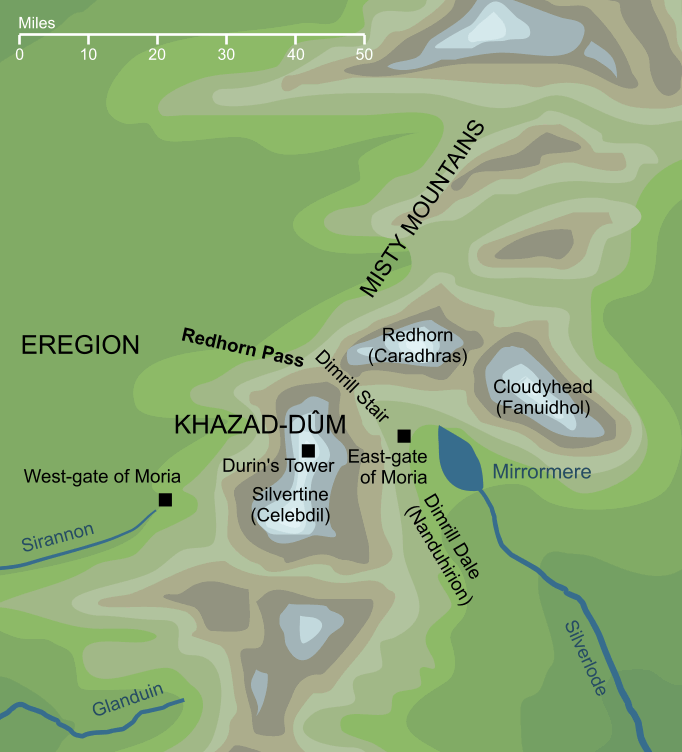 Map of the Redhorn Pass