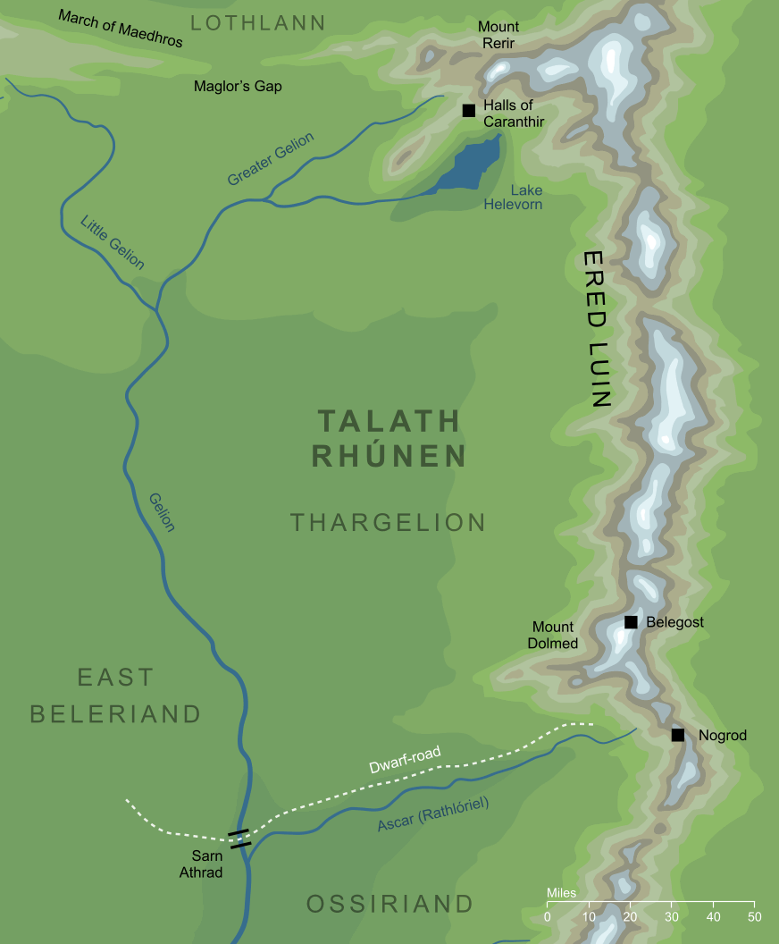 Map of Talath Rhúnen