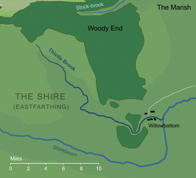 Map of Thistle Brook